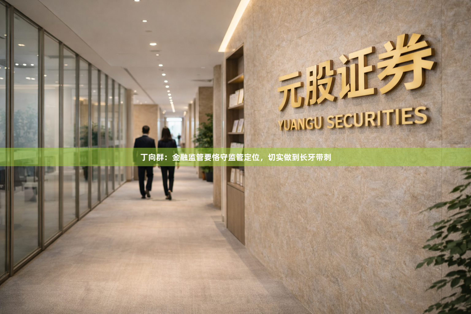 丁向群：金融监管要恪守监管定位，切实做到长牙带刺