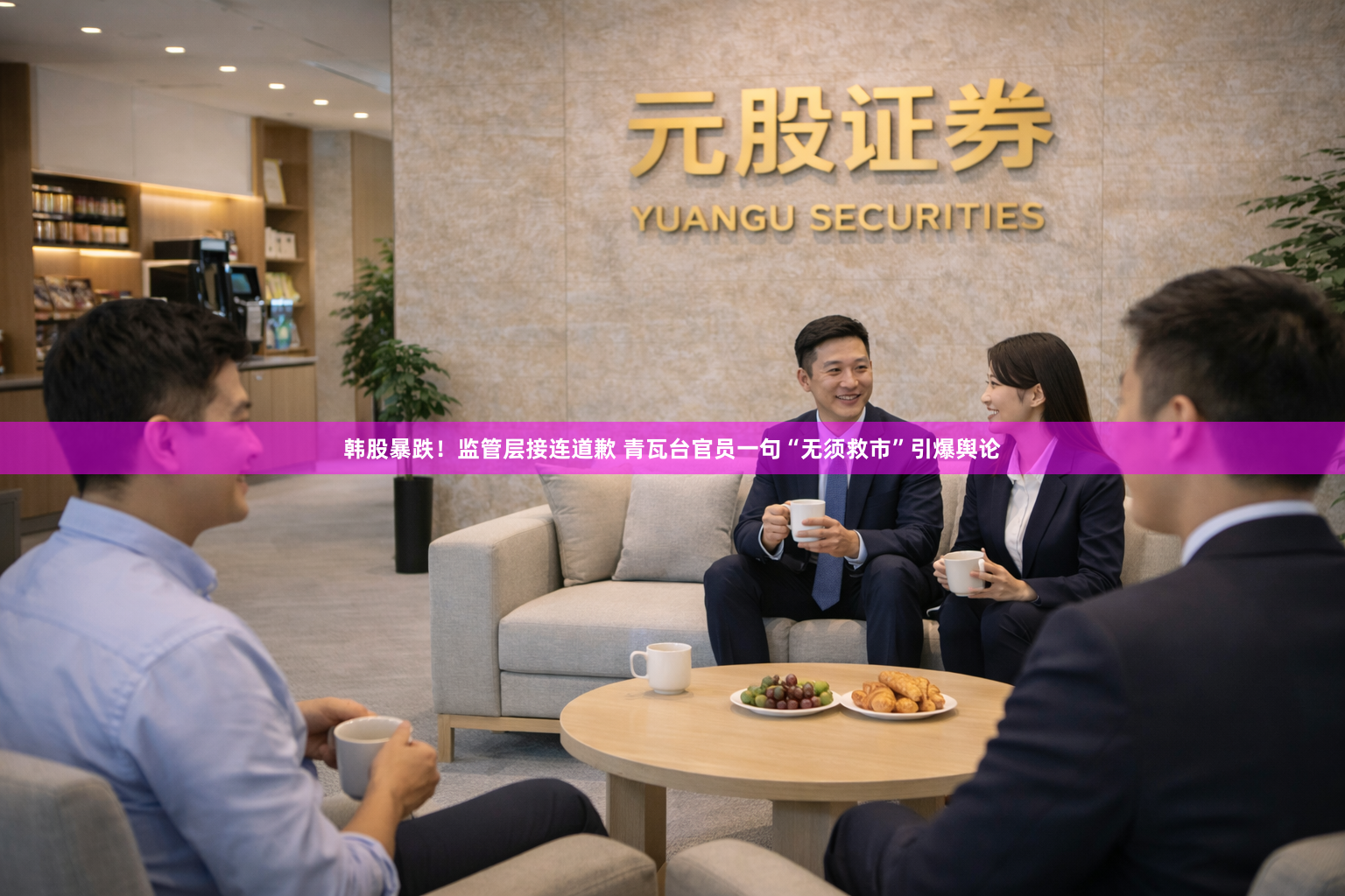 韩股暴跌！监管层接连道歉 青瓦台官员一句“无须救市”引爆舆论