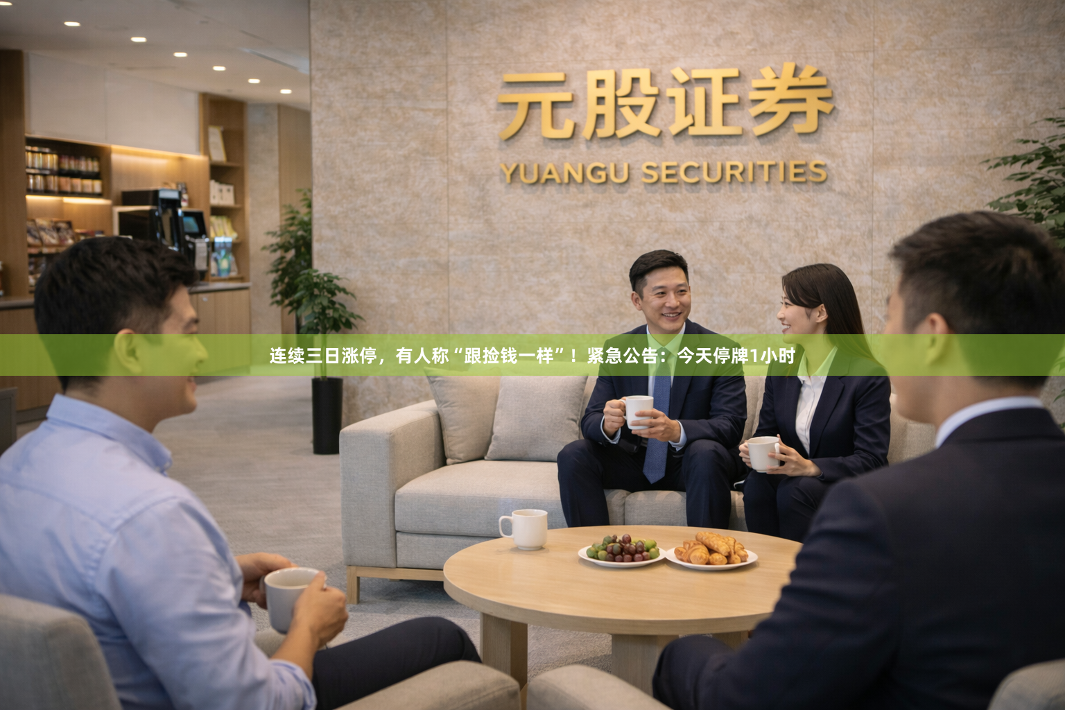 连续三日涨停，有人称“跟捡钱一样”！紧急公告：今天停牌1小时
