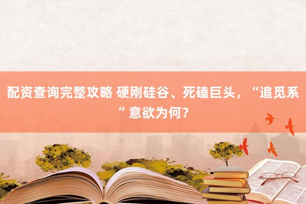 配资查询完整攻略 硬刚硅谷、死磕巨头，“追觅系”意欲为何？